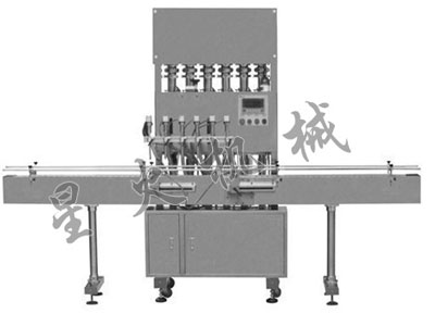 與天水長城果汁集團有限公司合作，定制直線型六缸六頭灌裝機